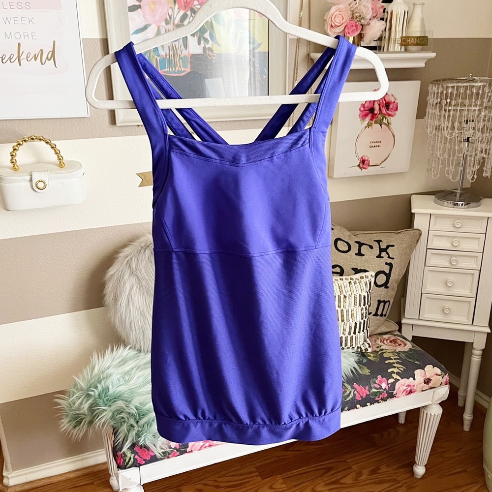 Athleta miles mesh tank top size small